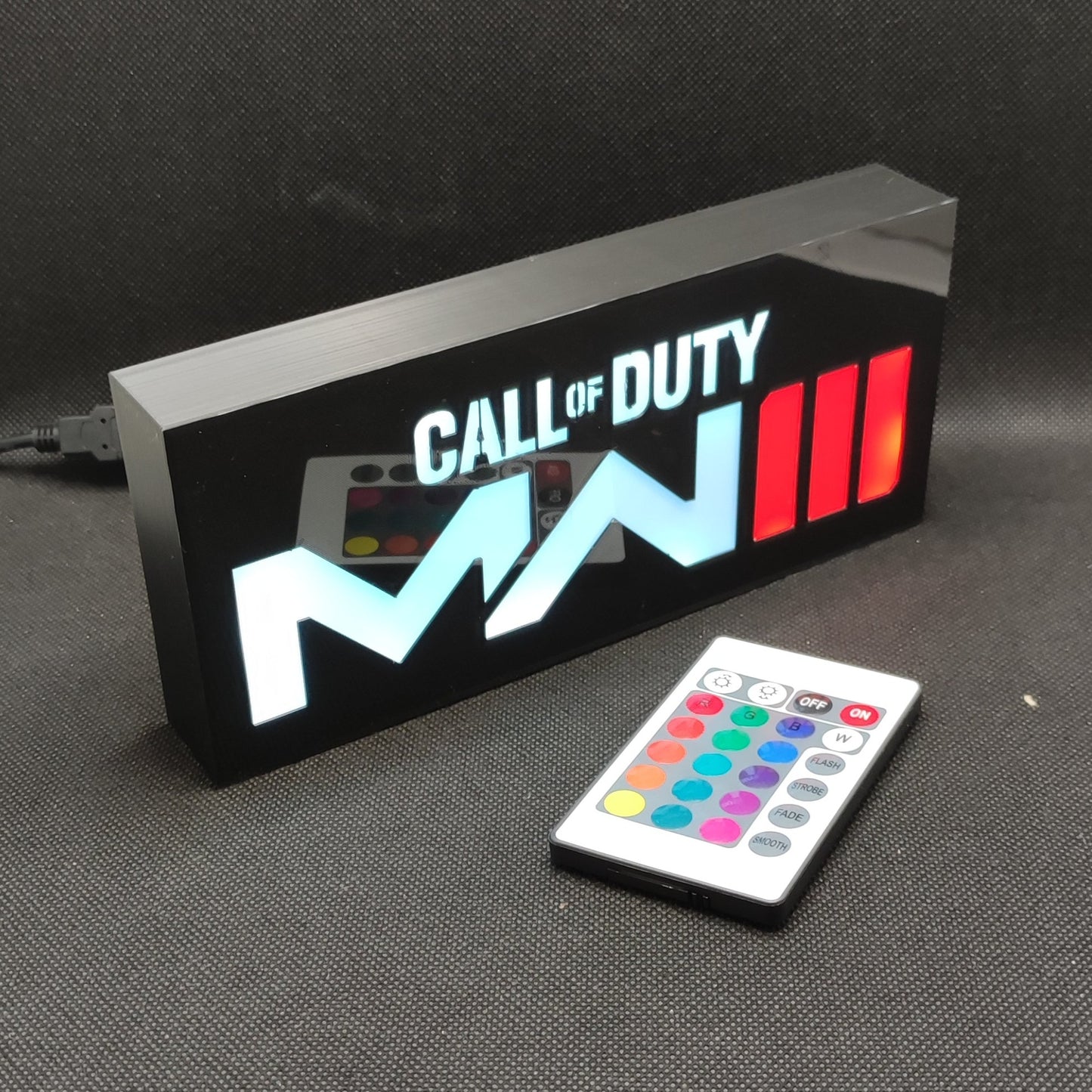 CALL of DUTY Modern Warfare 3 LED-Leuchtkastenschild