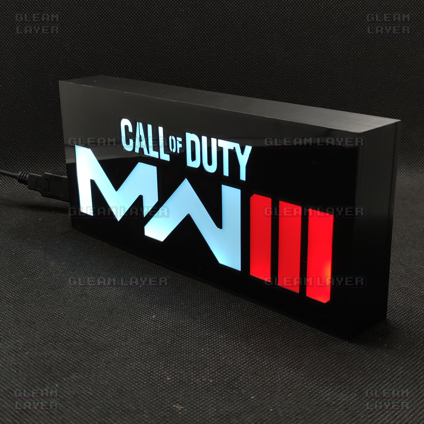 CALL of DUTY Modern Warfare 3 Led Gaming Light Sign