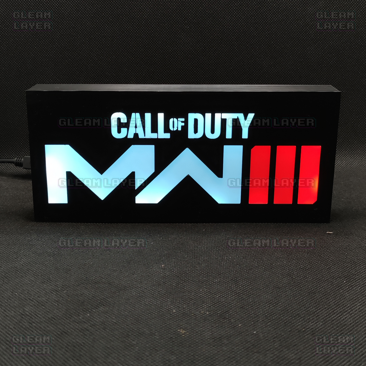 CALL of DUTY Modern Warfare 3 Led Gaming Light Sign