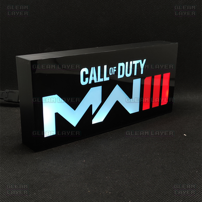 CALL of DUTY Modern Warfare 3 Led Gaming Light Sign