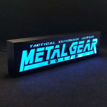 Metal Gear Solid Led Gaming Light Sign