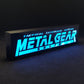 Metal Gear Solid Neon Led Lightbox RGB Gamer Lampe