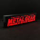 Metal Gear Solid Neon Led Lightbox RGB Gamer Lampe