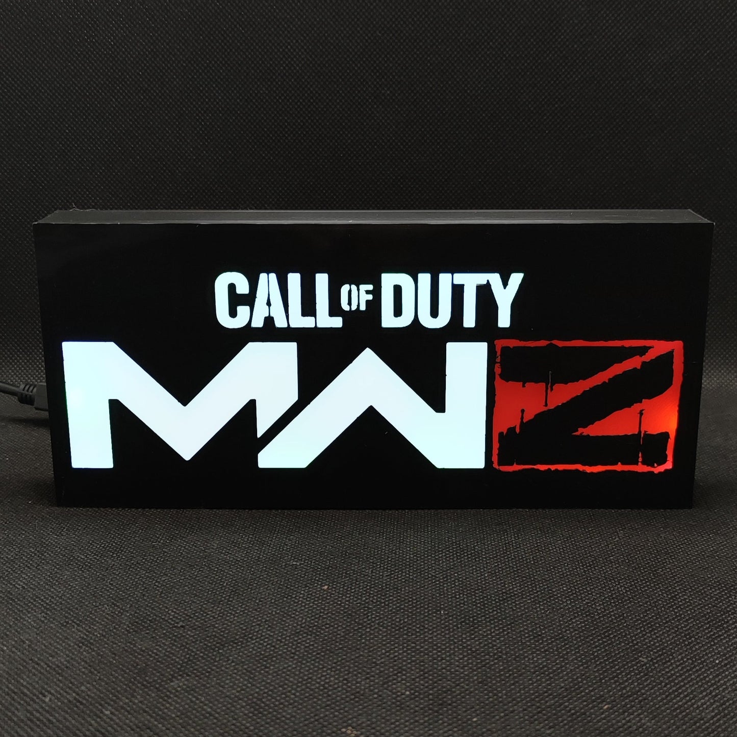 CALL of DUTY Modern Warfare 3 LED-Leuchtkastenschild