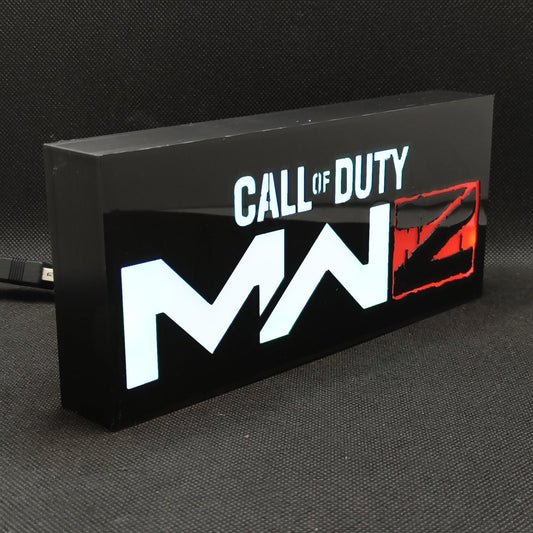 CALL of DUTY MW3 ZOMBIE Led Lightbox Sign