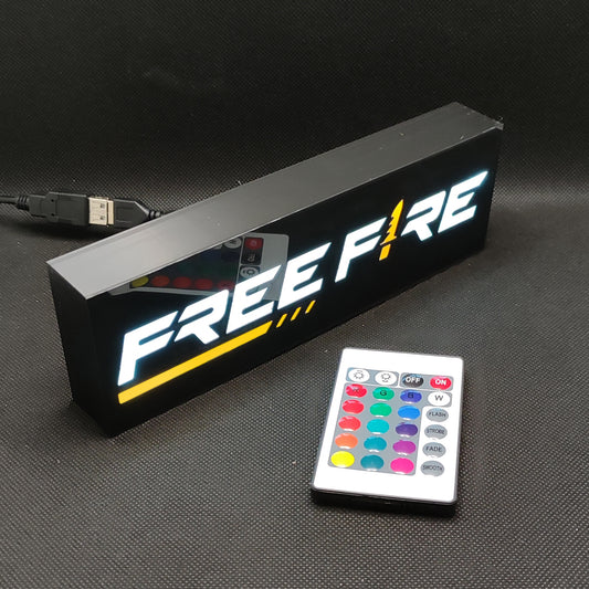 FREE FIRE LED-Leuchtkastenschild