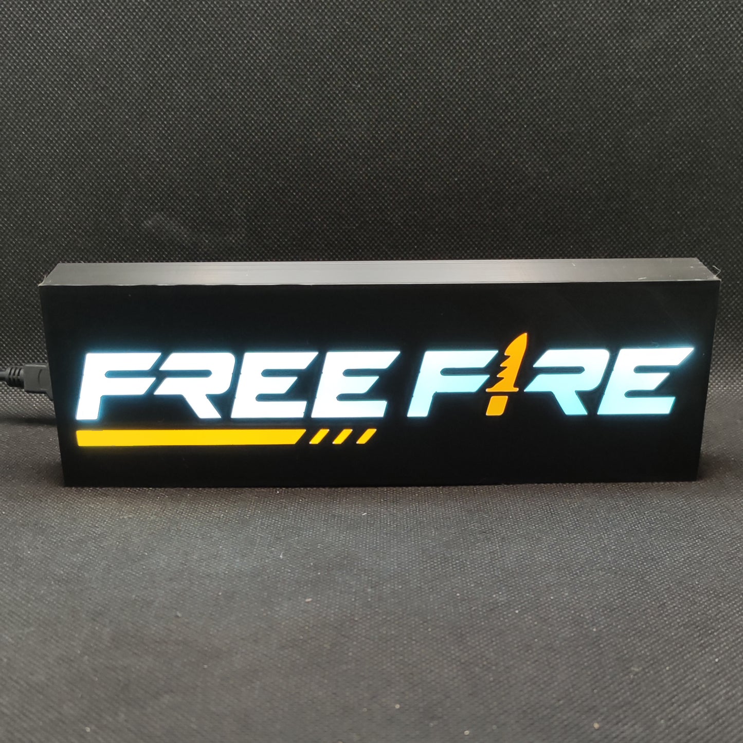 Placa de caixa de luz LED FREE FIRE