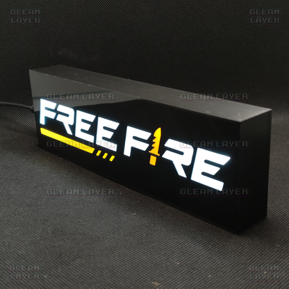 FREE FIRE Led Gaming Light Sign