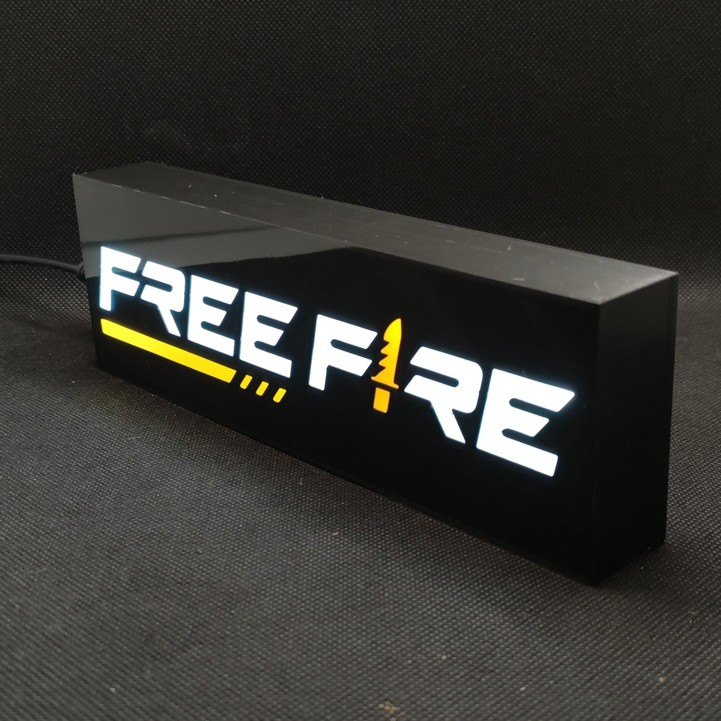 Placa de caixa de luz LED FREE FIRE