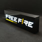 FREE FIRE LED-Leuchtkastenschild