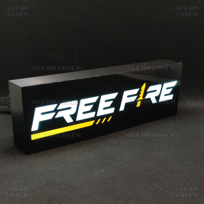 FREE FIRE Led Gaming Light Sign