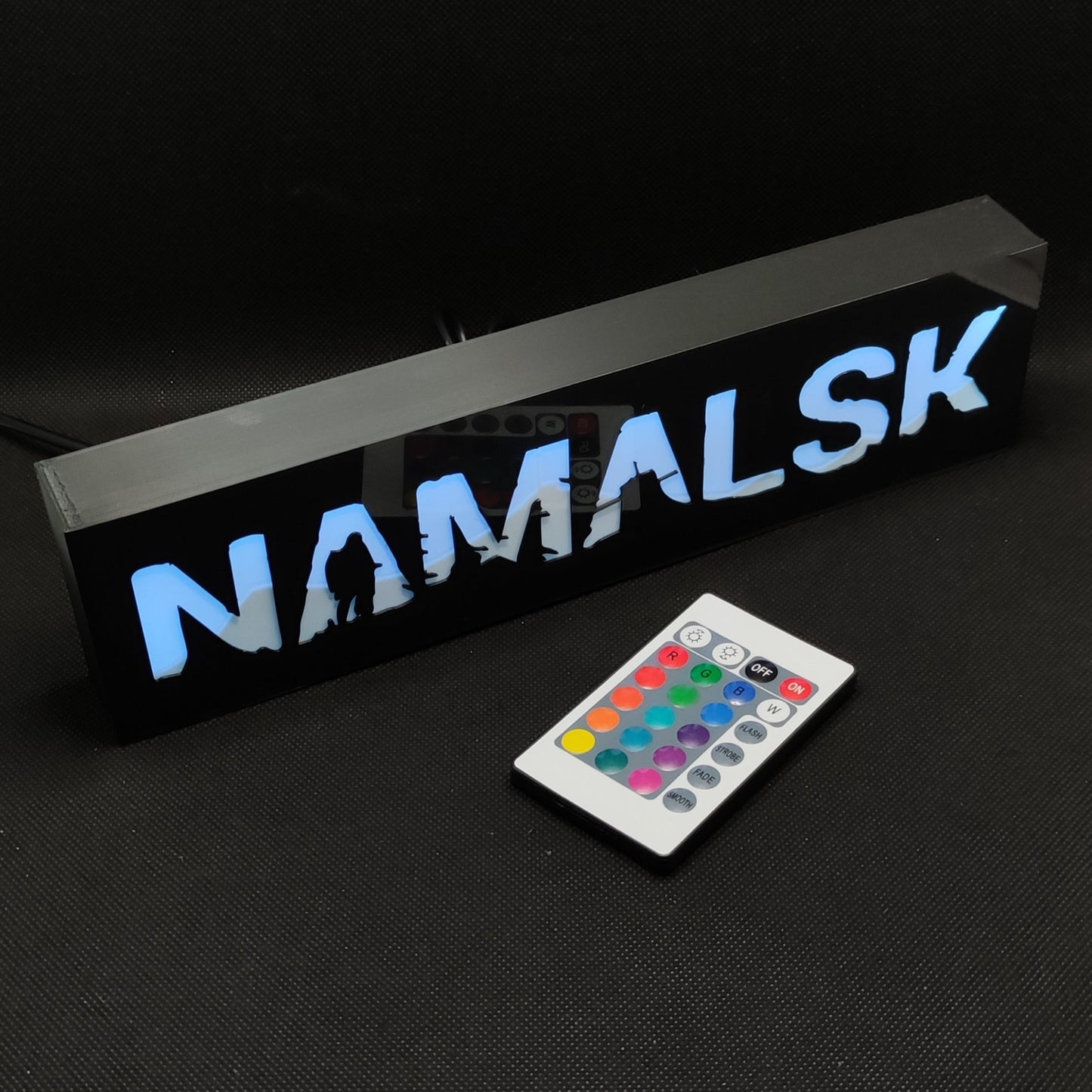 NAMALSK Survivor Led Lightbox RGB Sign