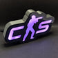 CS 2 Counter Strike Neon Led Lightbox RGB Gamer Lamp