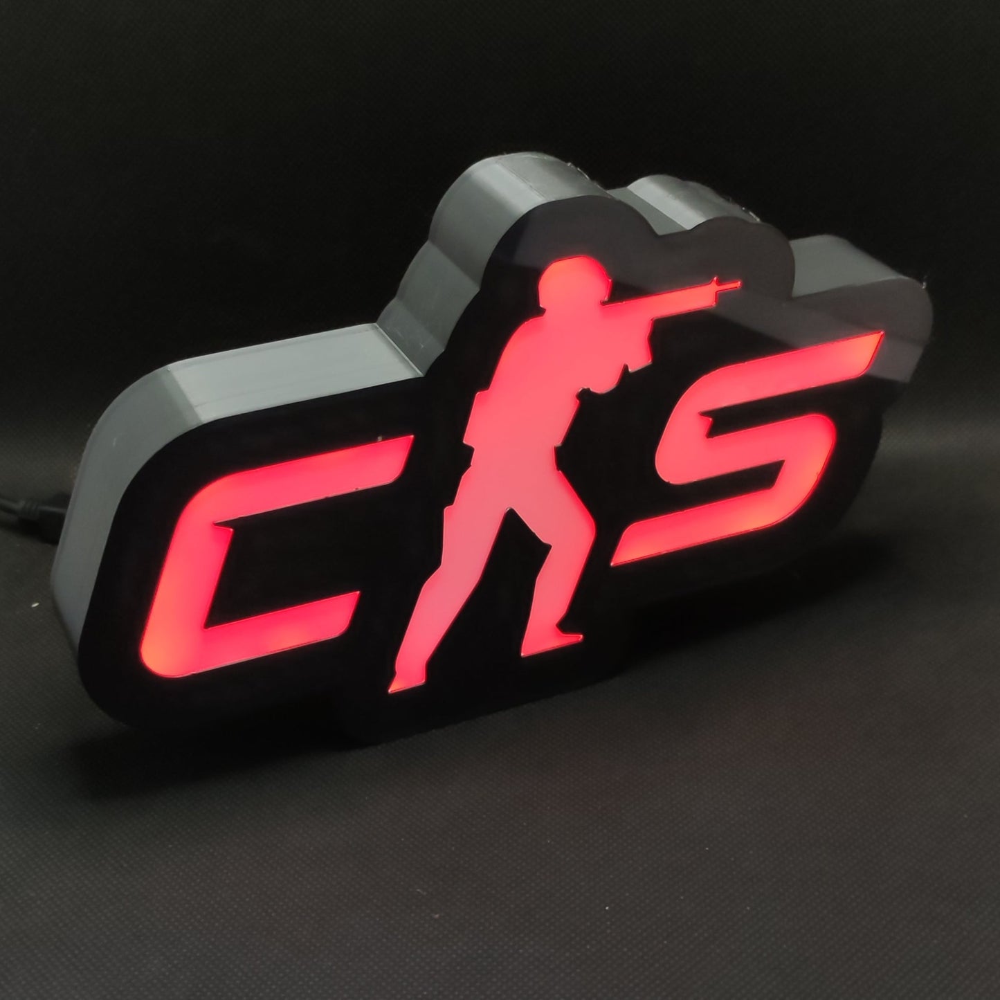 CS 2 Counter Strike Neon Led Lightbox RGB Gamer Lamp