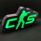 CS 2 Counter Strike Neon Led Lightbox RGB Gamer Lamp