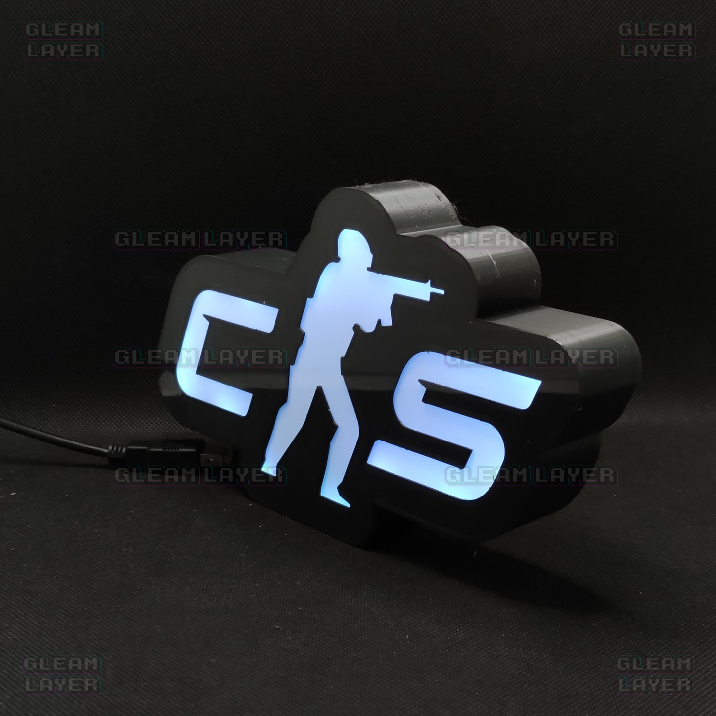 CS 2 Counter Strike Led Gaming Light Sign