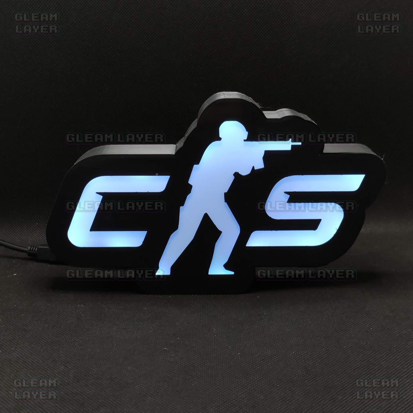 CS 2 Counter Strike Led Gaming Light Sign