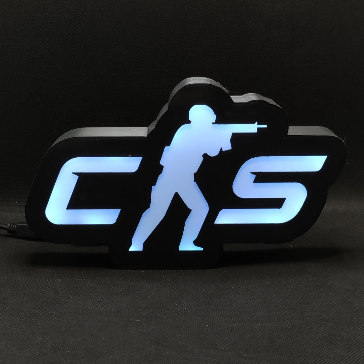 CS 2 Counter Strike Neon Led Lightbox RGB Gamer Lamp