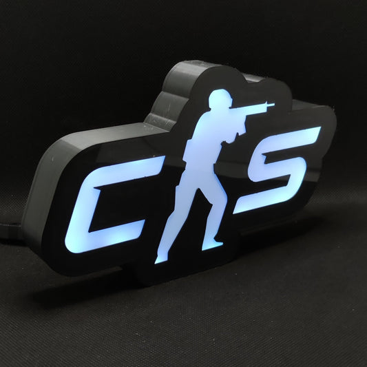 CS 2 Counter Strike Neon Led Lightbox RGB Gamer Lamp