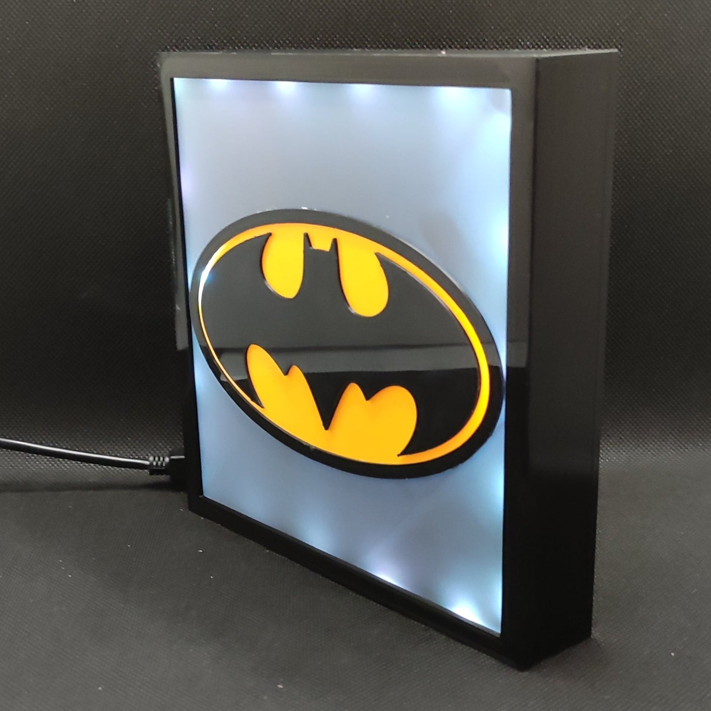 Caixa de luz LED neon BATMAN RGB Lâmpada