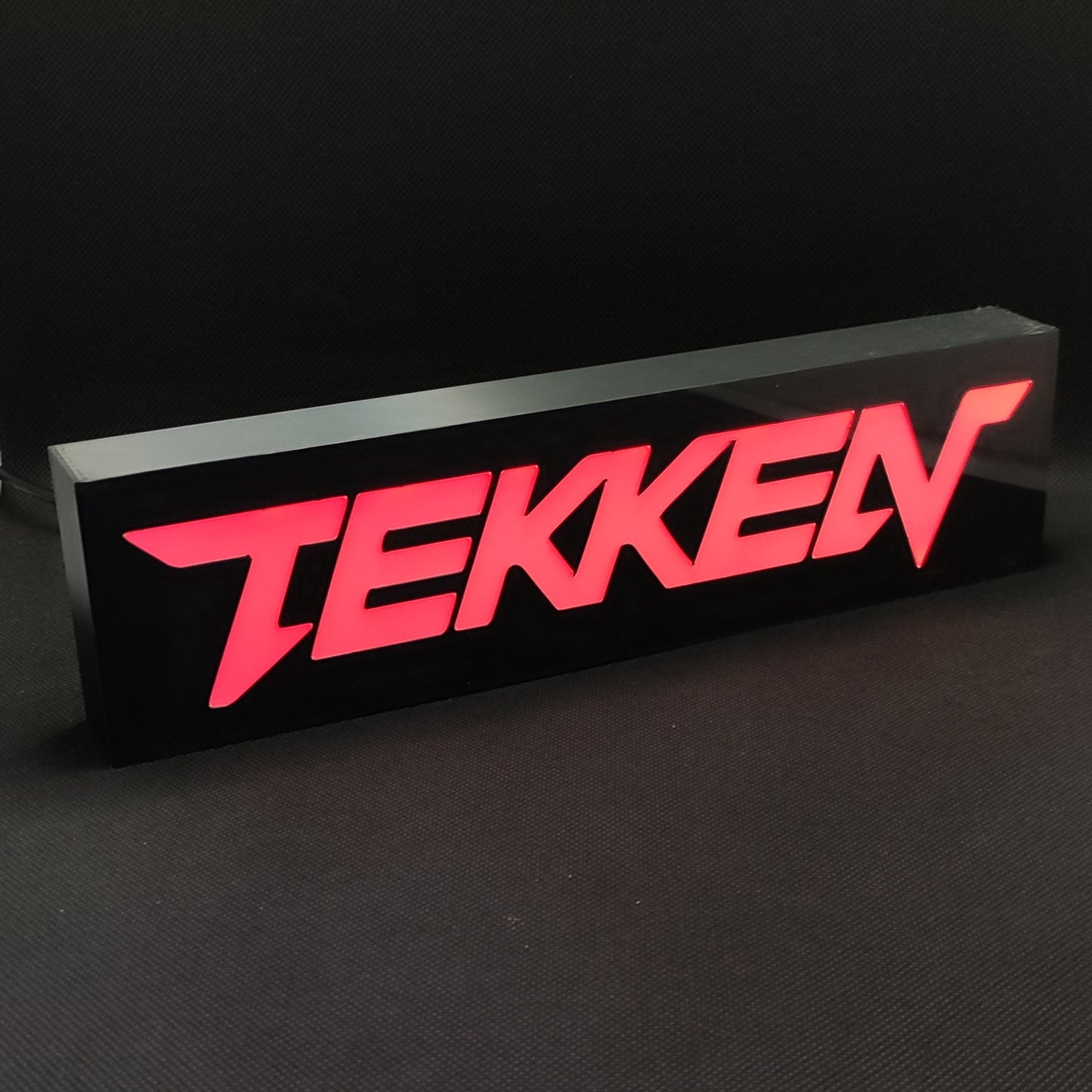 Lâmpada gamer RGB TEKKEN Neon Led Lightbox