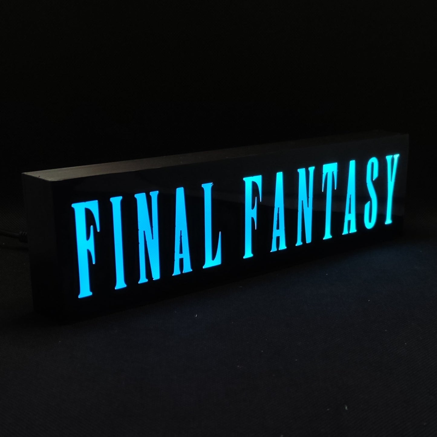 FINAL FANTASY Neon Led Lightbox RGB Gamer Lamp