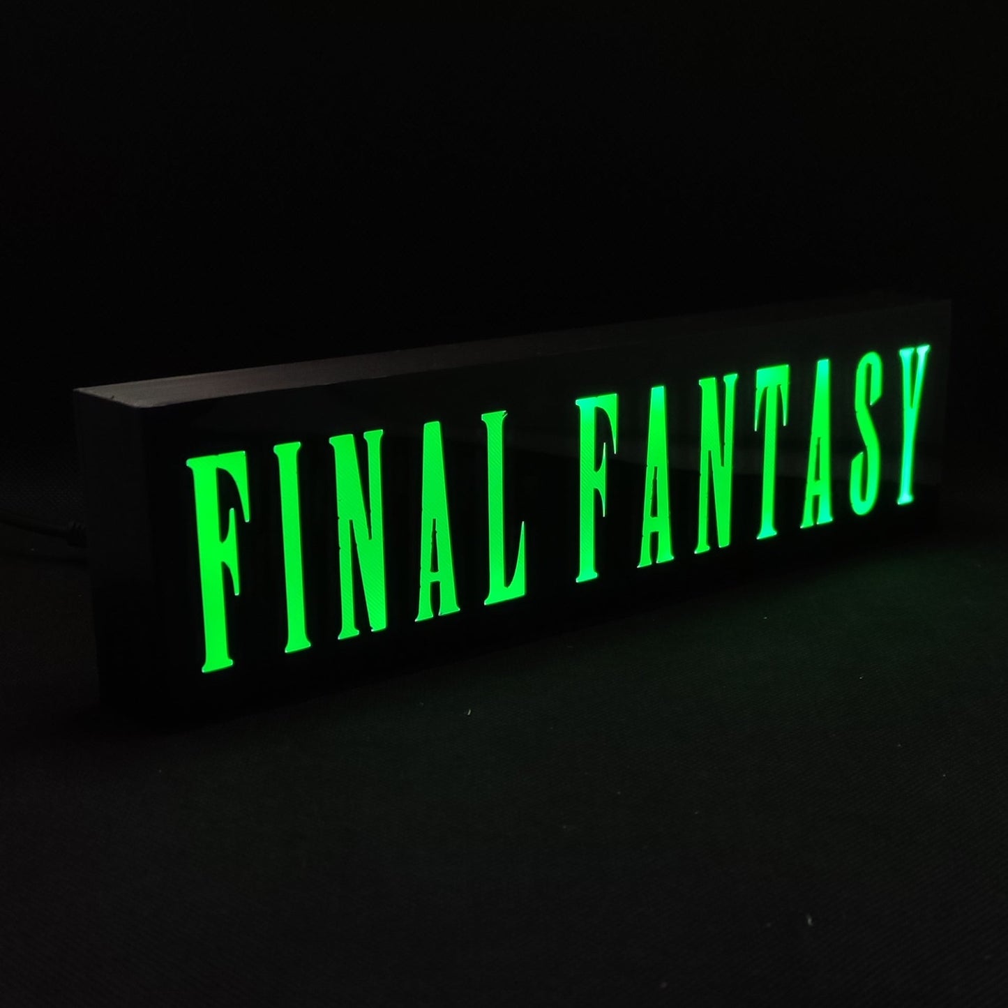 FINAL FANTASY Neon Led Lightbox RGB Gamer Lamp