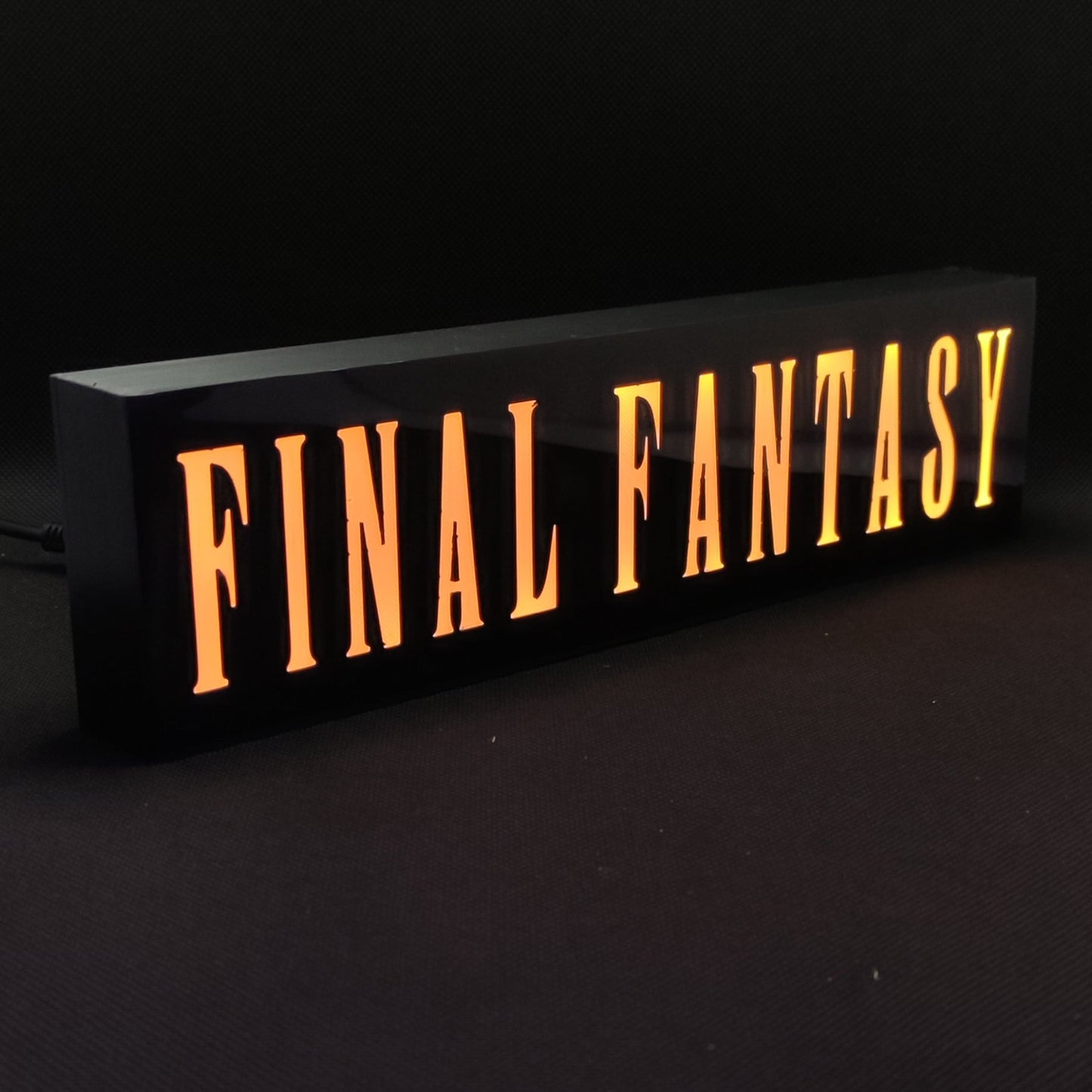 FINAL FANTASY Neon Led Lightbox RGB Lâmpada Gamer