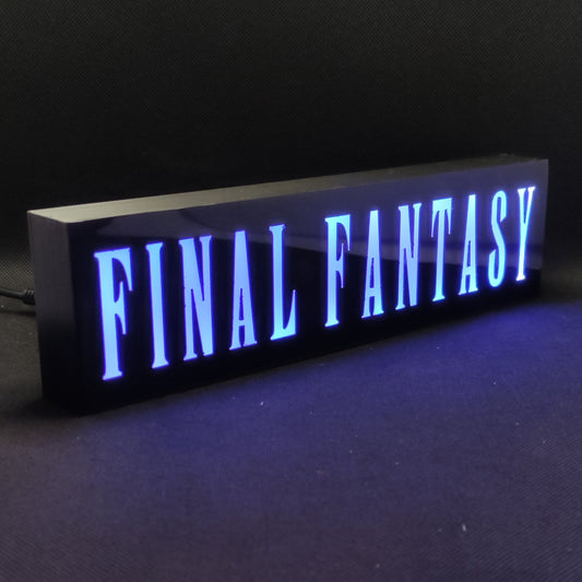 FINAL FANTASY Neon Led Lightbox RGB Gamer Lamp