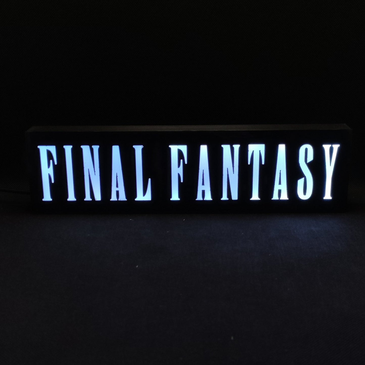 FINAL FANTASY Neon Led Lightbox RGB Lâmpada Gamer