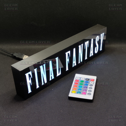 FINAL FANTASY Led Gaming Light Sign