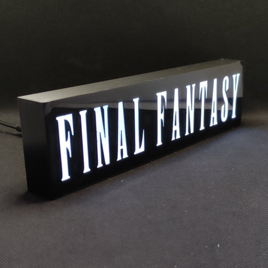 FINAL FANTASY Neon Led Lightbox RGB Lâmpada Gamer