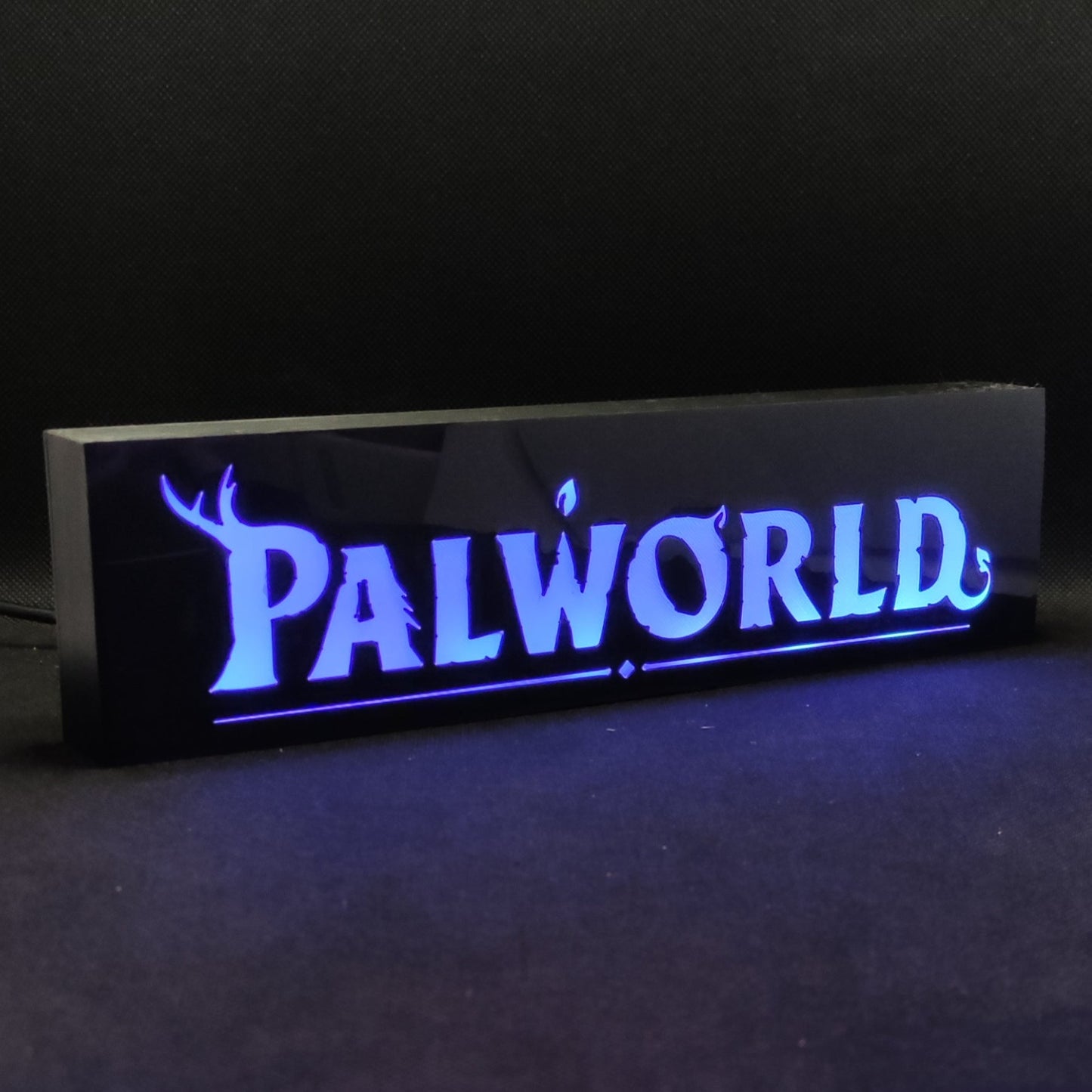 Palworld Neon Led Lightbox RGB Lâmpada Gamer