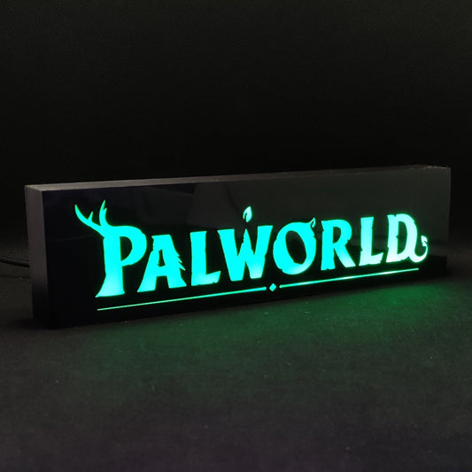 Palworld Neon Led Lightbox RGB Gamer Lamp