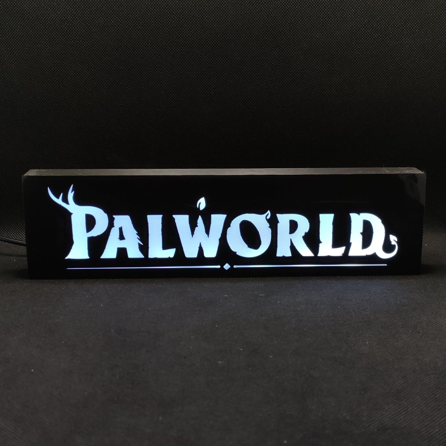 Palworld Neon Led Lightbox RGB Lâmpada Gamer