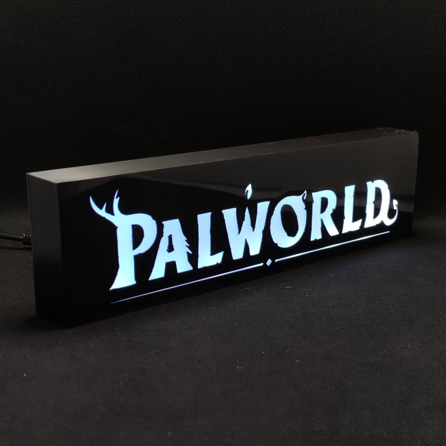 Palworld Neon Led Lightbox RGB Lâmpada Gamer