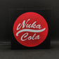 Placa de parede de caixa de luz LED NUKA COLA