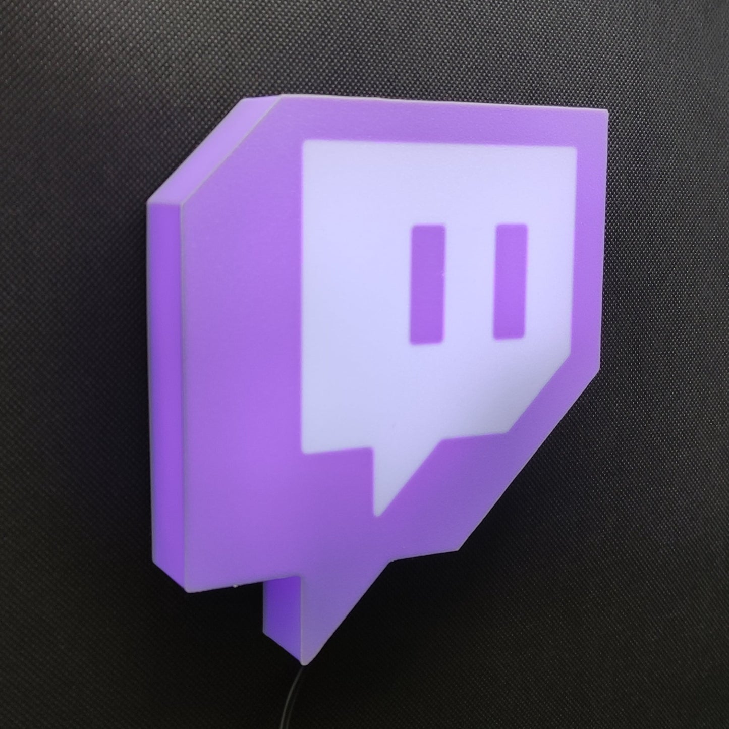 Twitch Logo Led Lightbox Wall Sign