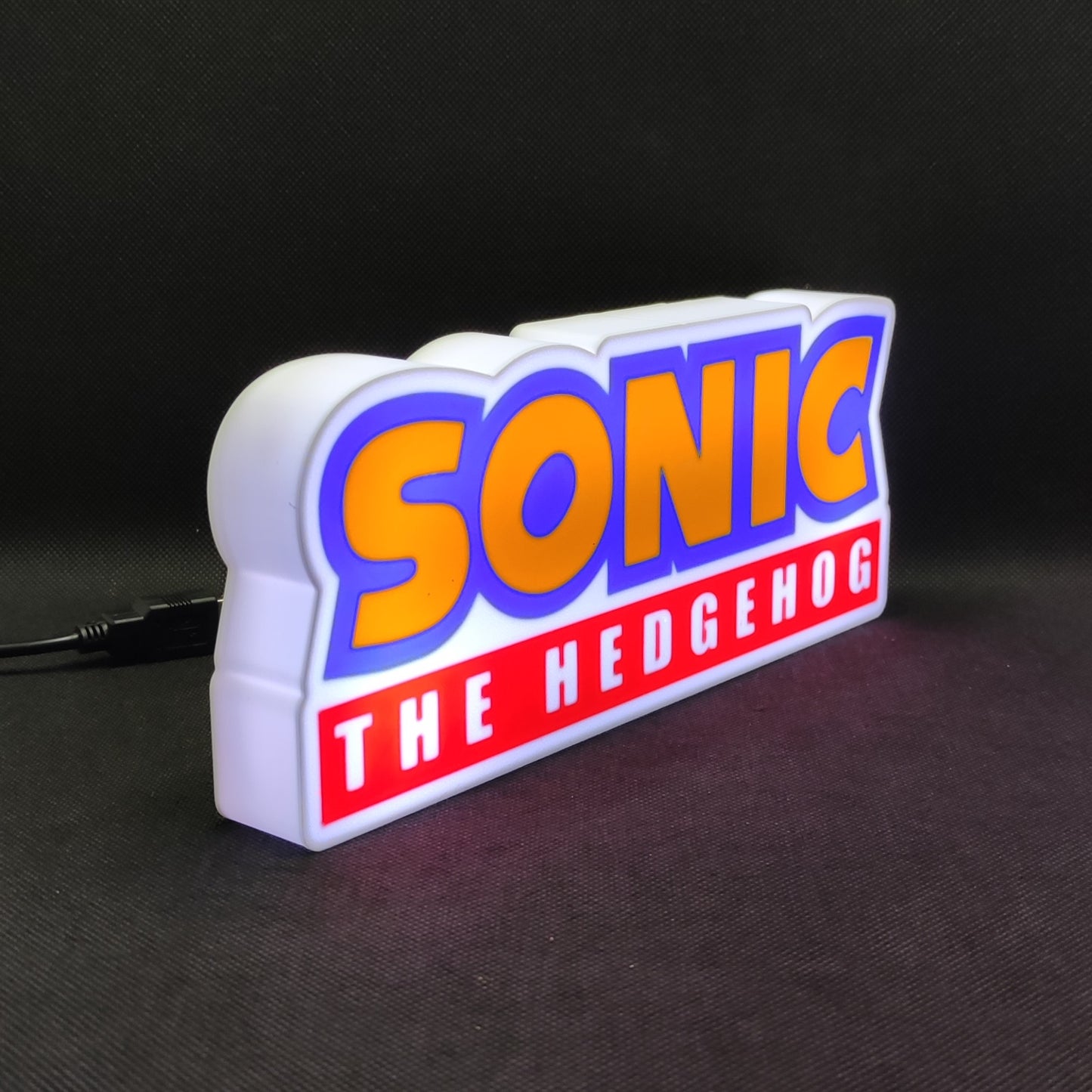 Placa de caixa de luz LED Sonic The Hedgehog