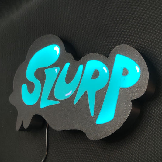 Fortnite Slurp Juice Led Lightbox Wall Sign