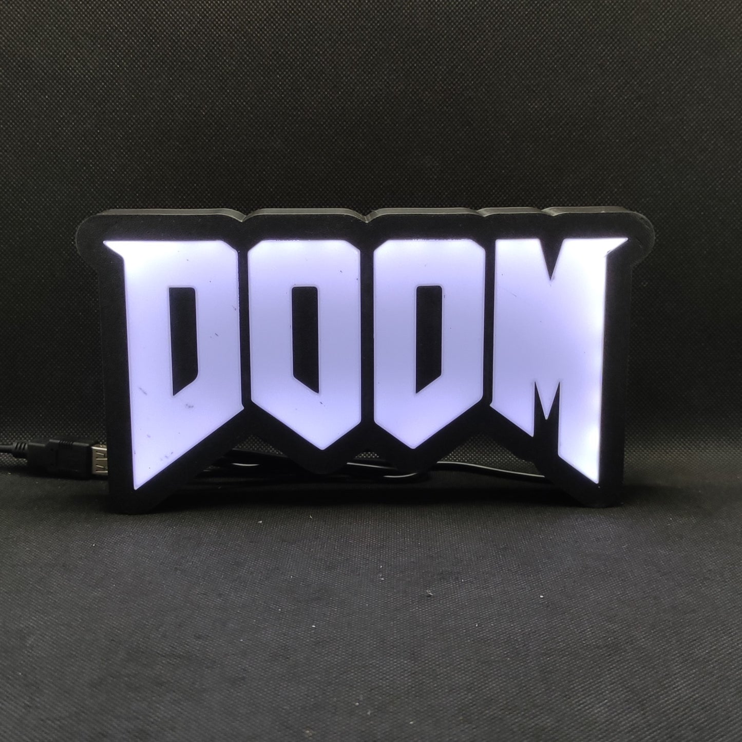 DOOM Led Lightbox Sign