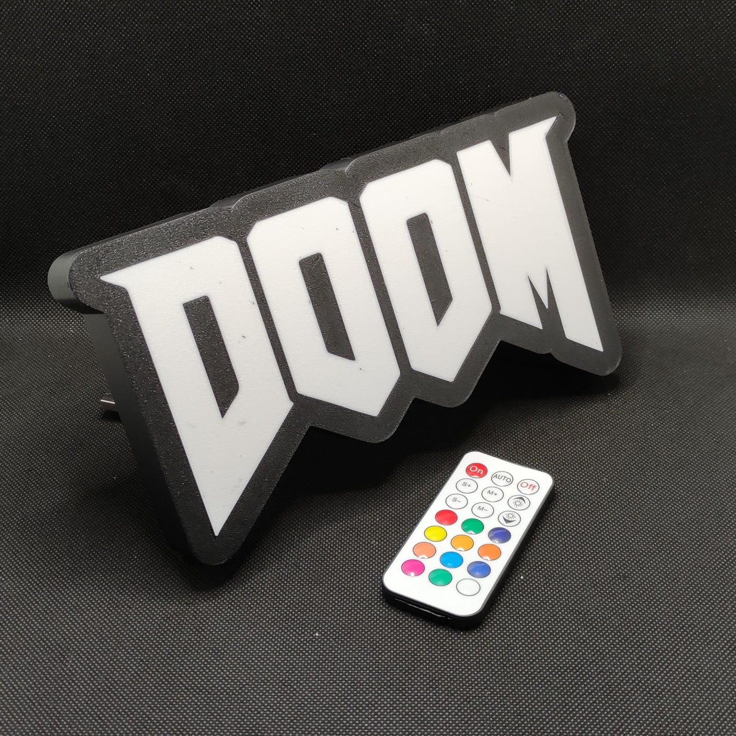 DOOM LED-Leuchtkastenschild