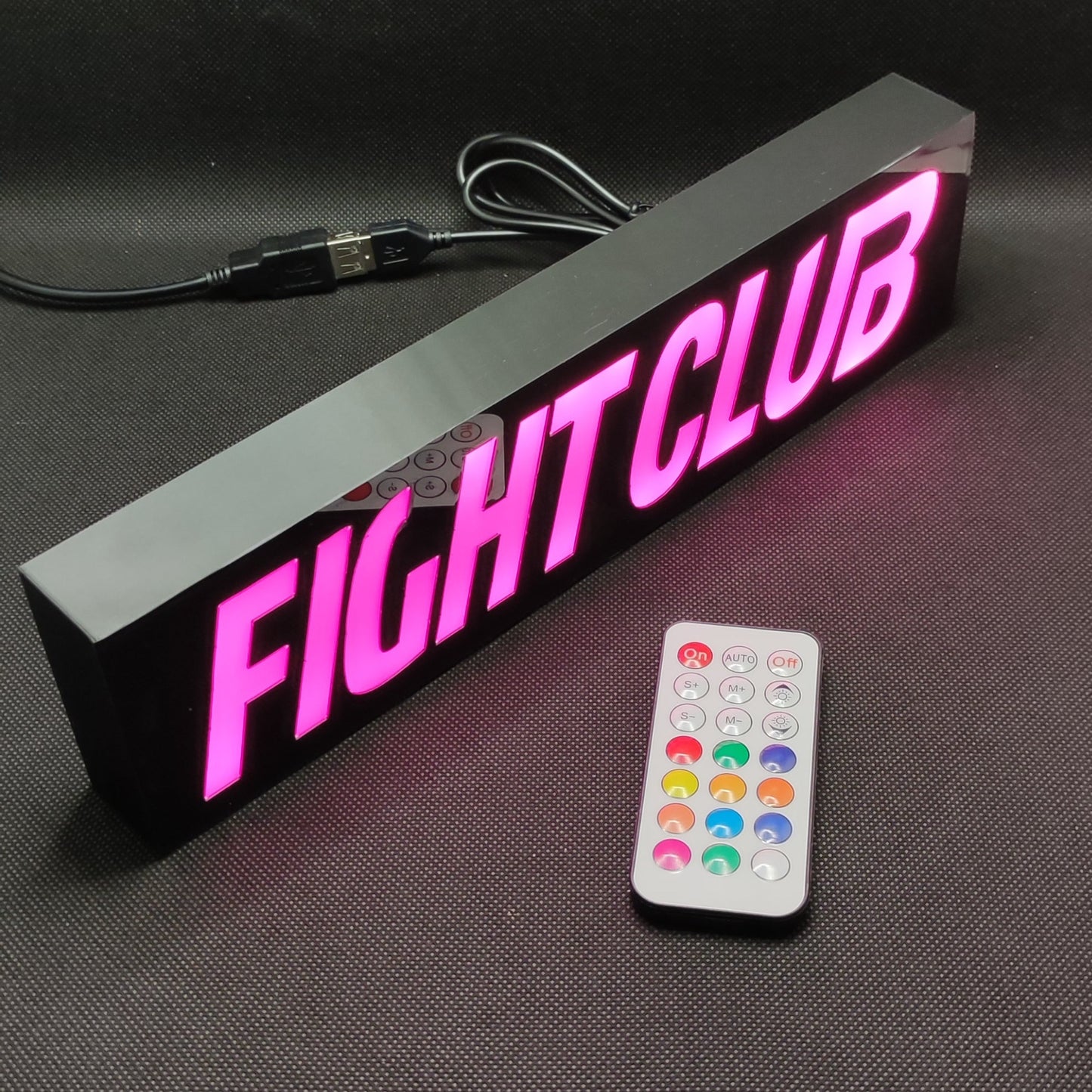 Fight Club Movie Led Lightbox Sign