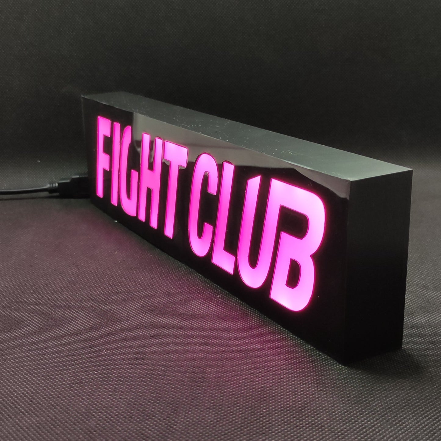 Fight Club Movie Led Lightbox Sign