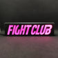 Fight Club Movie Led Lightbox Sign