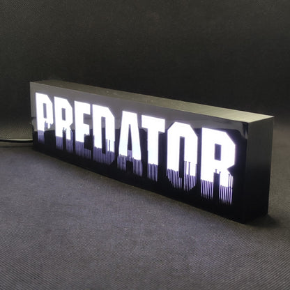 Predator Movie Led Light Sign