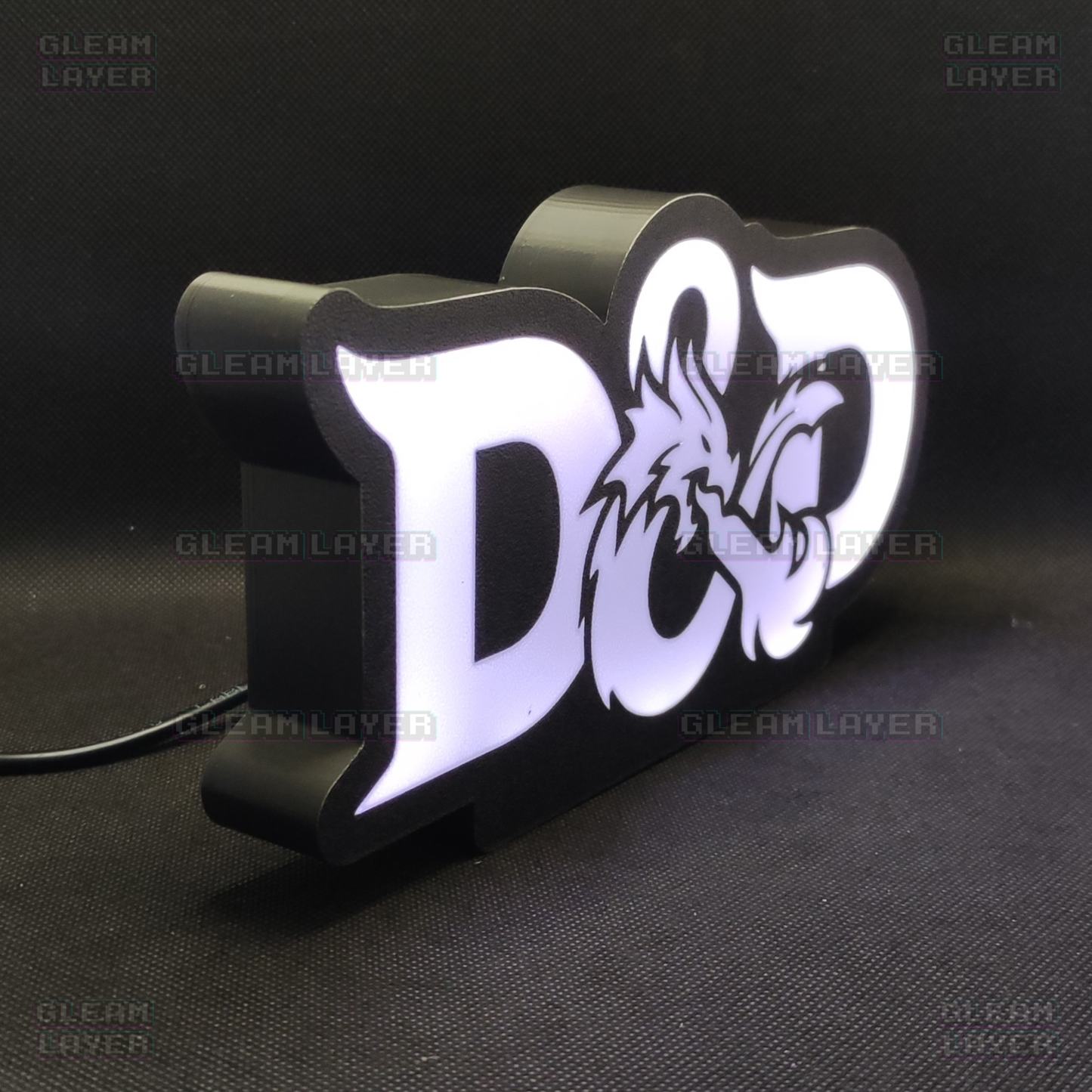 Dungeons & Dragons Led Gaming Light Sign