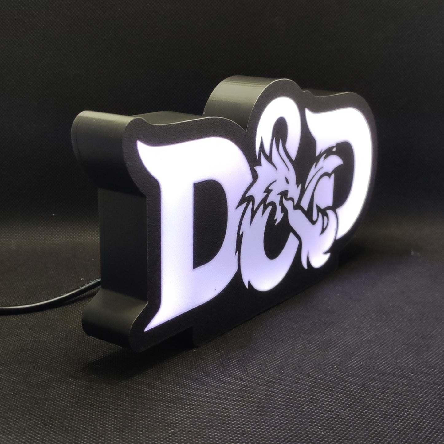 Placa de caixa de luz LED Dungeons &amp; Dragons