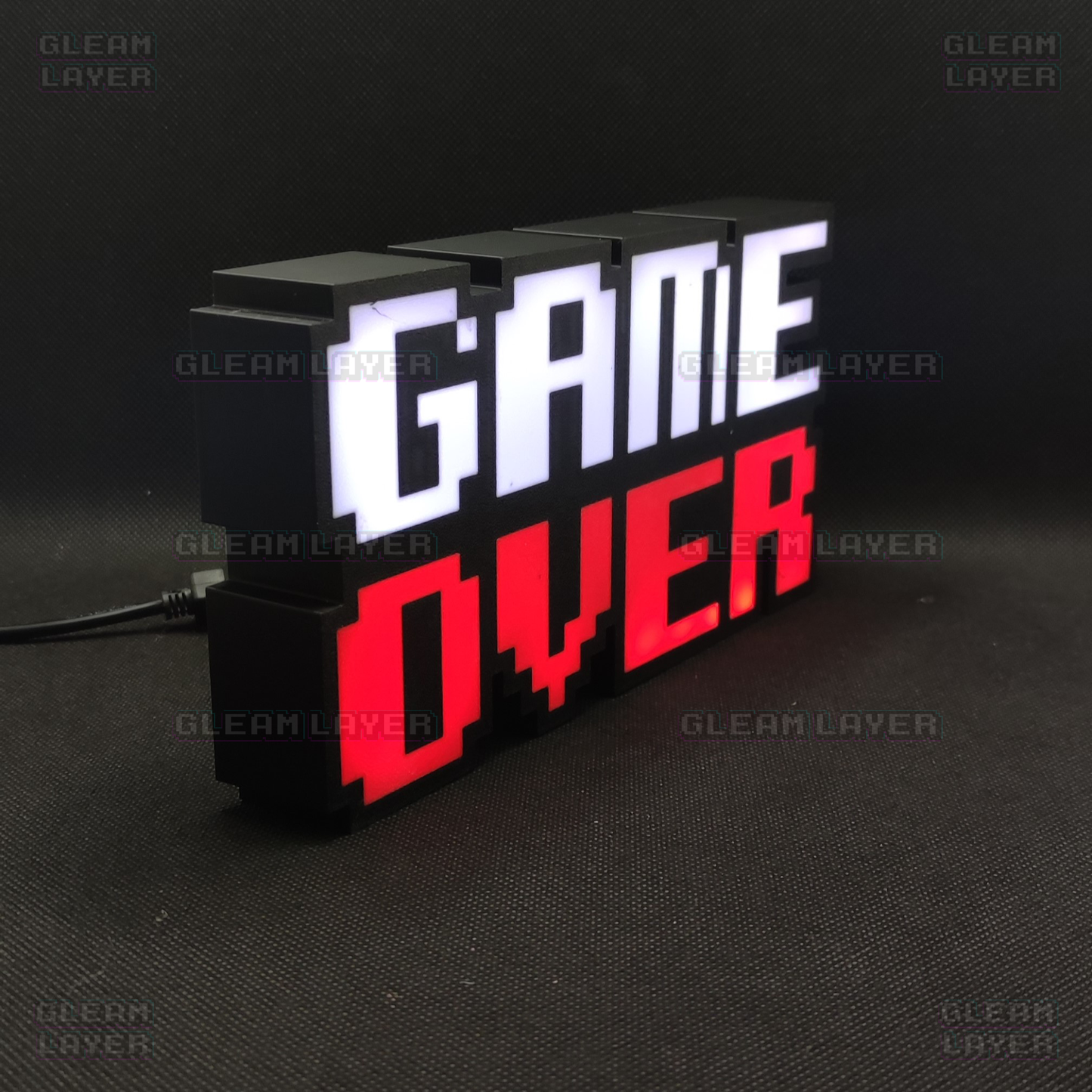 Game Over Led Gaming Light Sign