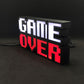 Game Over Led Lightbox Sign